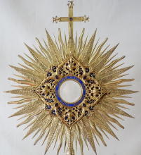 Ornate French Antique Gothic Monstrance